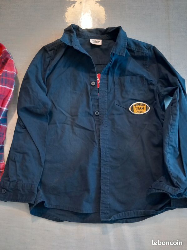 Lot de 2 chemises garçon taille 6 ans (image 4)
