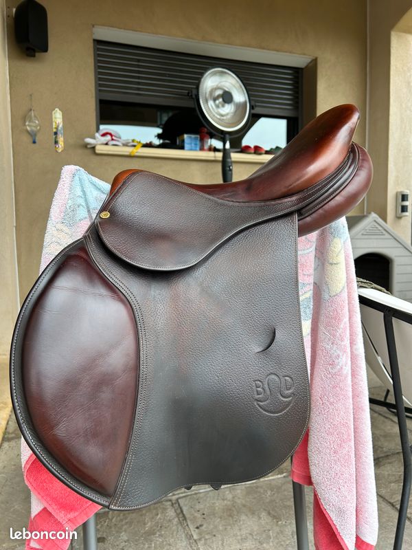 Selle De Saut Bruno Del Grange 17'1/2 - Contact étroit - Marron - Occasion