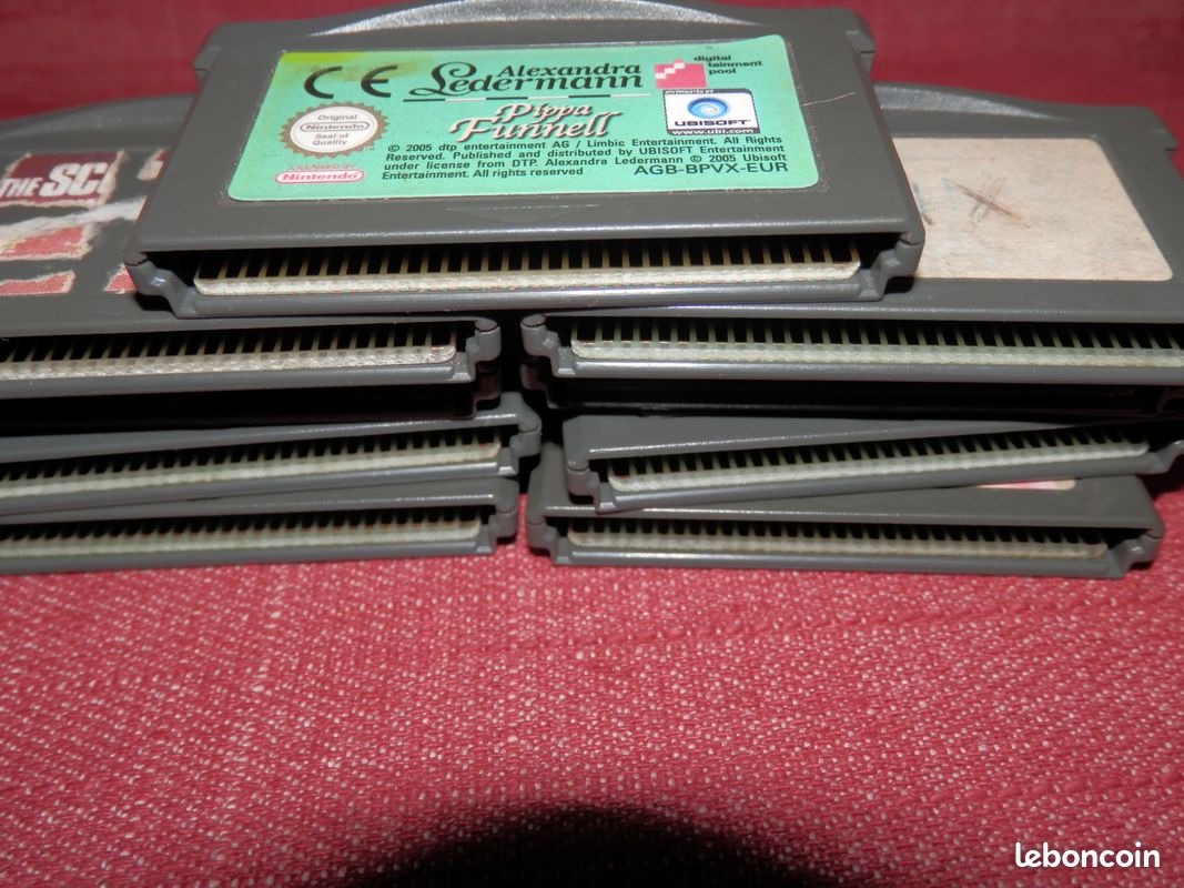 Lot 17 jeux GBA Game boy advance ; stuntman , shrek , roi scorpion , antz , nos voisins , sheep , mirra 2 , kao , robinsons , winx , ledermann , ...... (image 10)