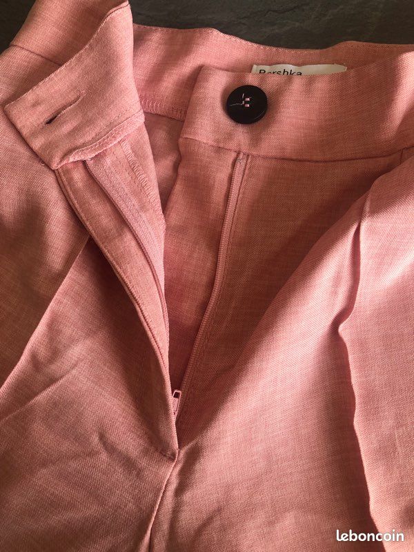 Pantalon rose  T/H Bershka (image 3)