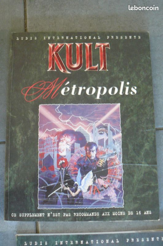 Kult JDR : livret Tables & Reflets + bonus + posters / jeu de rôle Ludis international - Jeux & Jouets