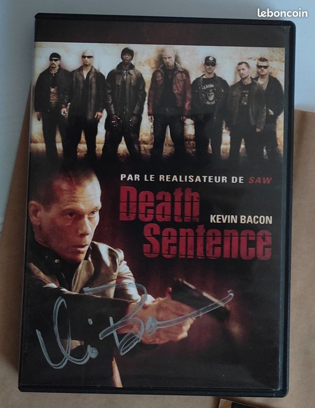 DVD Death sentence avec l'autographe de Kevin Bacon (image 1)