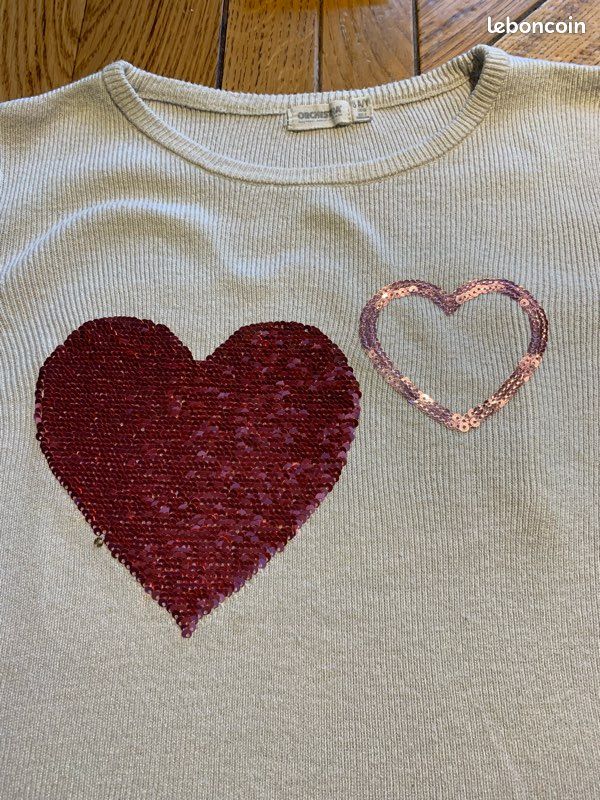 Lot de 4 gilets et 1 pull léger fille taille 8 ans (image 15)