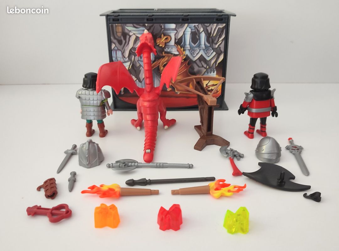 Playmobil Chevaliers - Set 5420 - Coffre Chevaliers dragons (image 7)