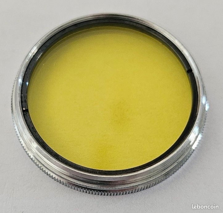 Filtre photo jaune pour objectif filtre vissable 37mm (image 2)