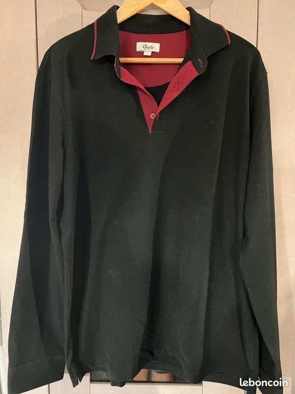 Polo homme manches longues TXL marque Charles de Seyne (image 1)