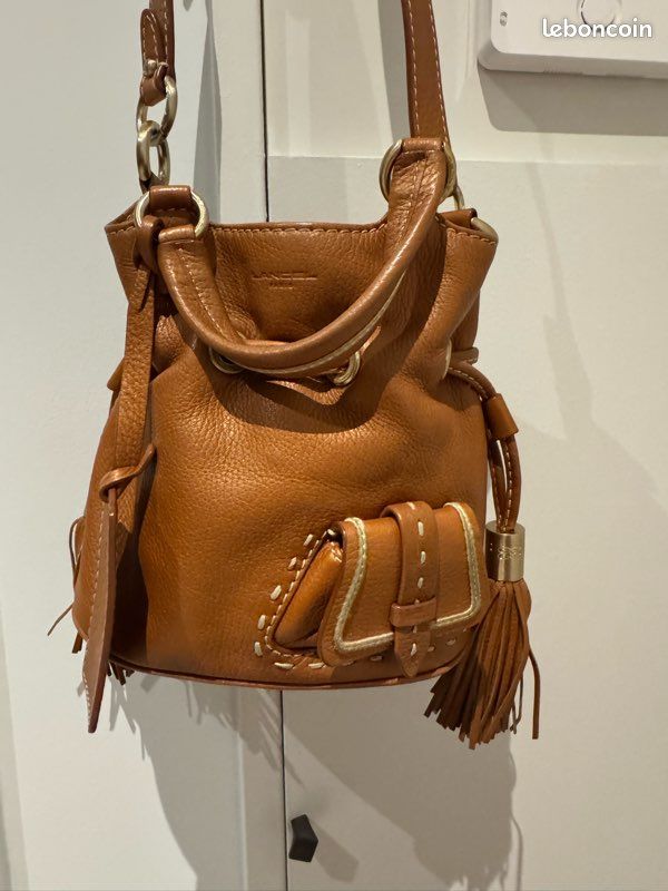 Sac Lancel Premier Flirt S Camel Accessoires Bagagerie