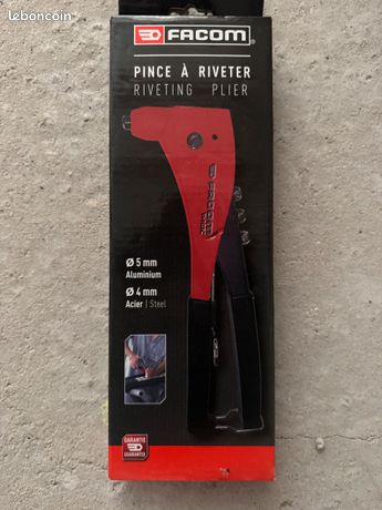 Pince à riveter - FACOM - Y.103C - Ressort de rappel - Embouts 3-4-5mm pas cher