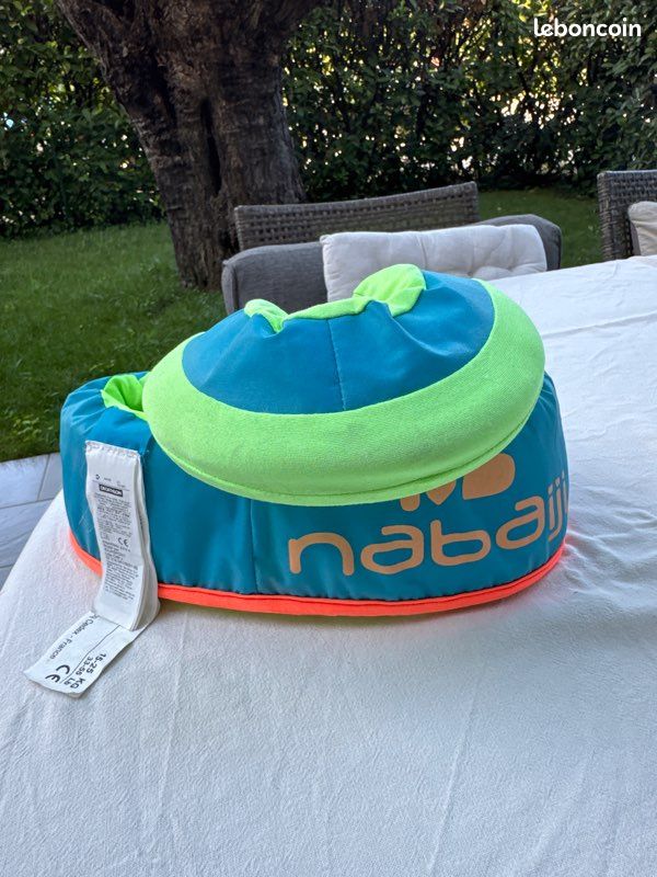 Gilet NABAIJI Gilet de natation enfant, Swimvest+ vert bleu (image 2)