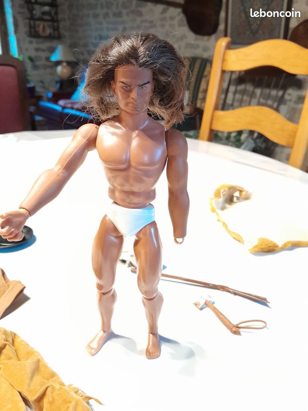 Figurine Big Jim Mattel 1971 – Modèle Rare « Mexico Intrepido », Occasion