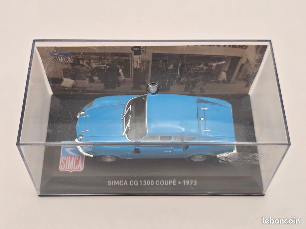 SIMCA CG COUPE 1973 WHITE NOSTALGIE 1/43 NEUF EN