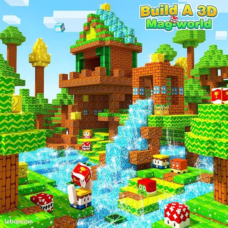 Blocs de Construction Magnétiques 🌸Jouet Éducatif et de construction Magnétique 3D Cadeau pour Enfants #cadeau #education #jouet #anniversaire # enfants #Holidays #baby #happiness #famille