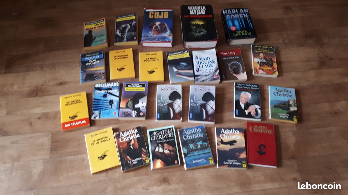 Plusieurs livres policiers et thrillers (image 1)