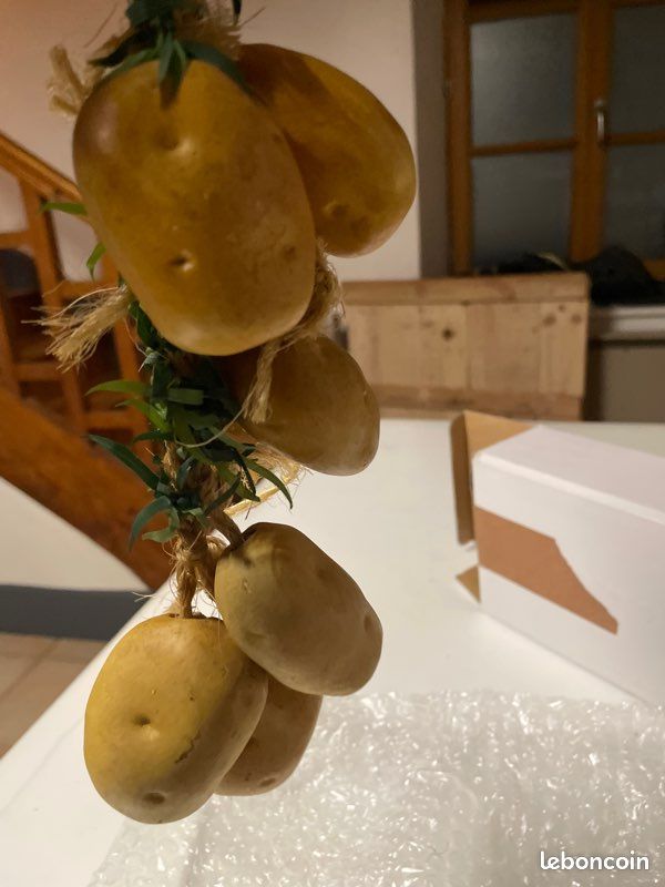 8 Pièces Faux Légumes PU - Pommes De Terre Artificielles Réalistes Pour Décoration Cuisine