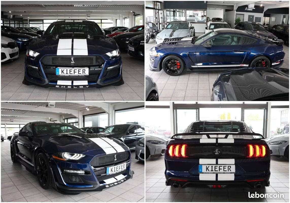FORD Mustang EcoBoost Shelby GT500 Style 2.3 Turbo 314 ch – CarPlay – LED – Caméra (image 31)