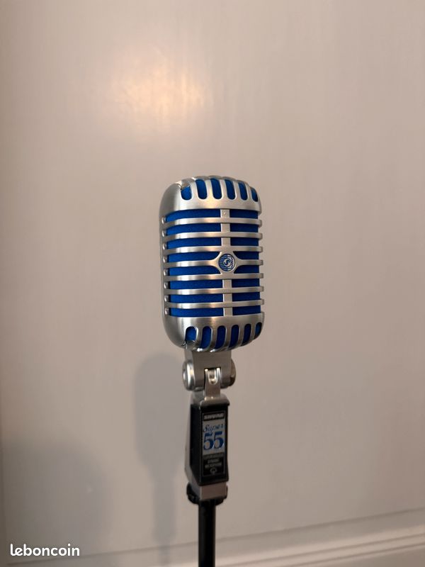 Shure Super 55 deluxe Vocal Microphone - Mic Unidyne Dynamic Unidyne Vintage Supercardioid, Look Emblématique, Son Classique (image 2)