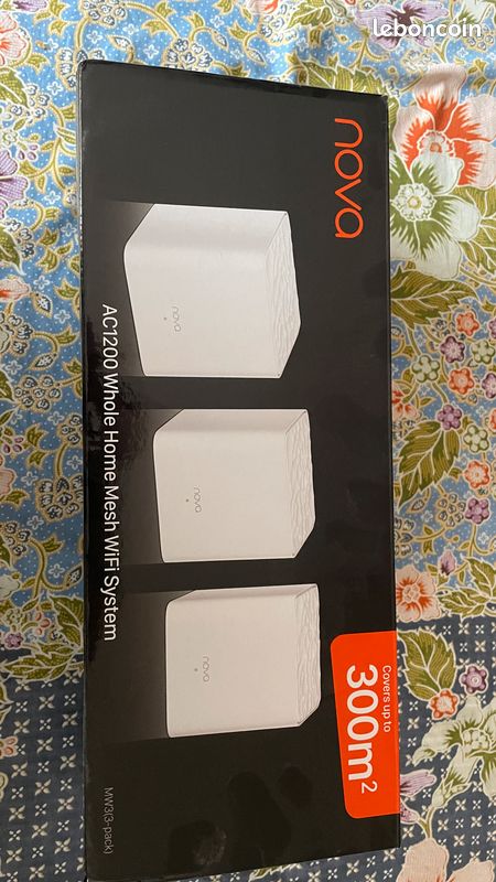 Tenda Nova MW3 – Système WiFi Mesh AC1200 (Pack de 3) – Très bon état (image 1)