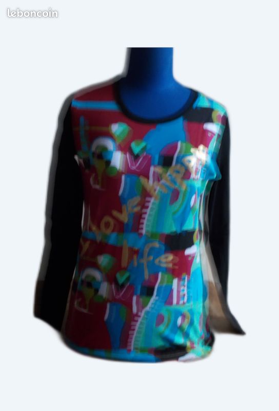 T-shirt desigual manches longues (image 1)