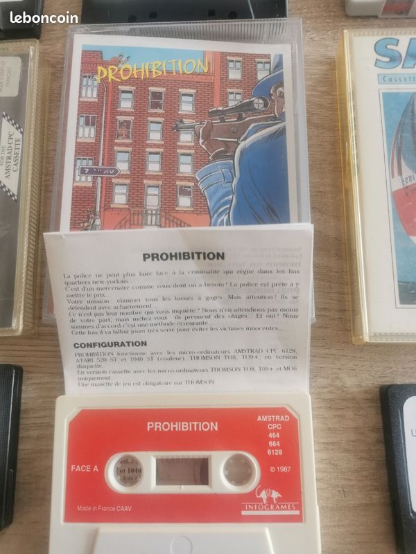Jeu video PROHIBITION - pour AMSTRAD CPC CASSETTE 464 664 6128 - INFOGRAMES - Jeux vidéo