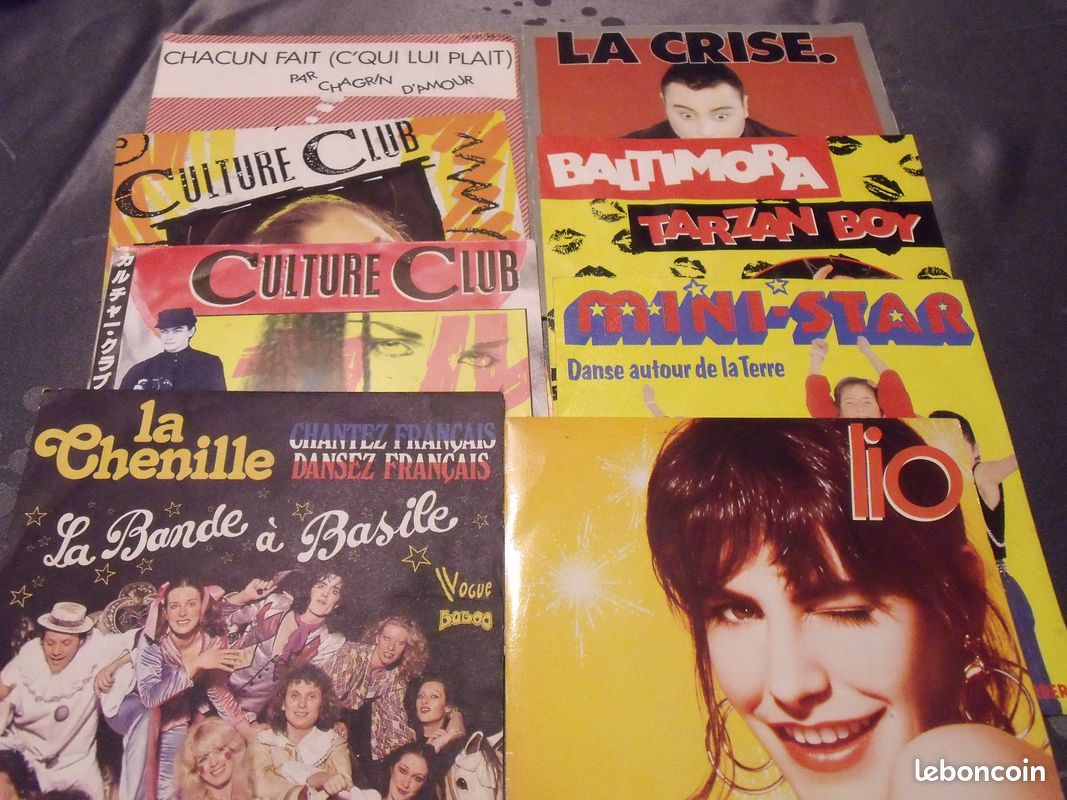 Disques vinyles 45t variétes 80's (image 2)
