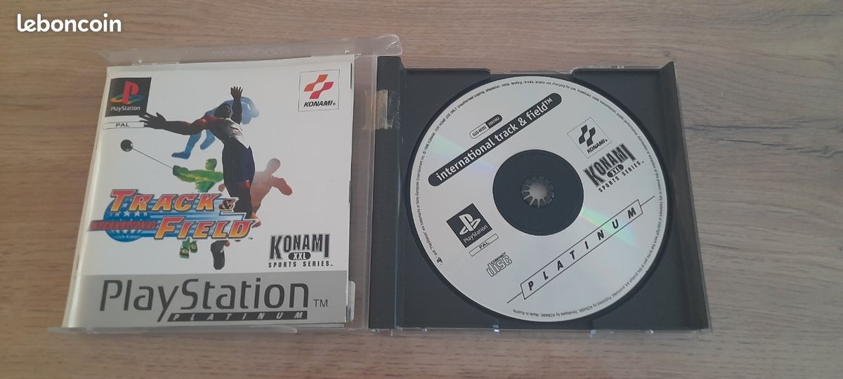 International Track & Field PS1 – Platinum, Complet Boîtier Français, état Correct
