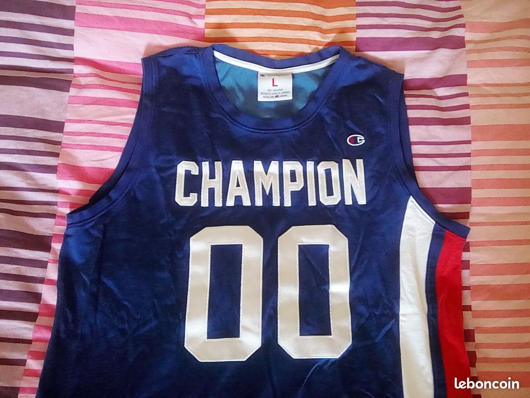 Débardeur Champion 00 Taille : L - Bleu/Blanc/Rouge (image 3)