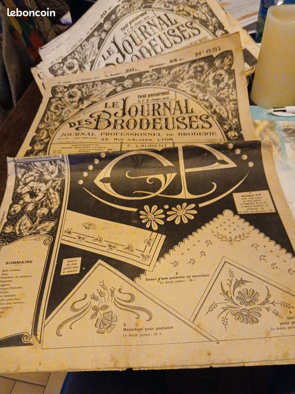 Journal Professionnel Le Journal Des Brodeuses N°696 - Année 1953, Occasion, France