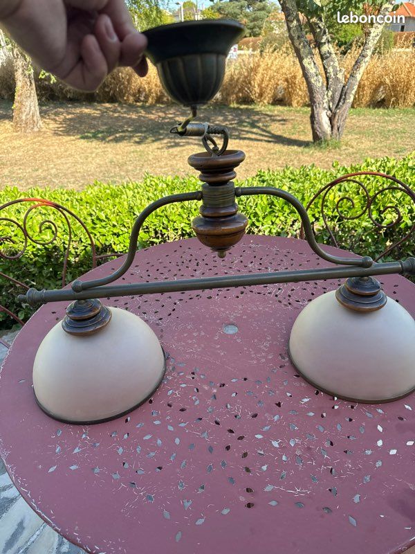 Lustre billard ancien vintage (image 1)