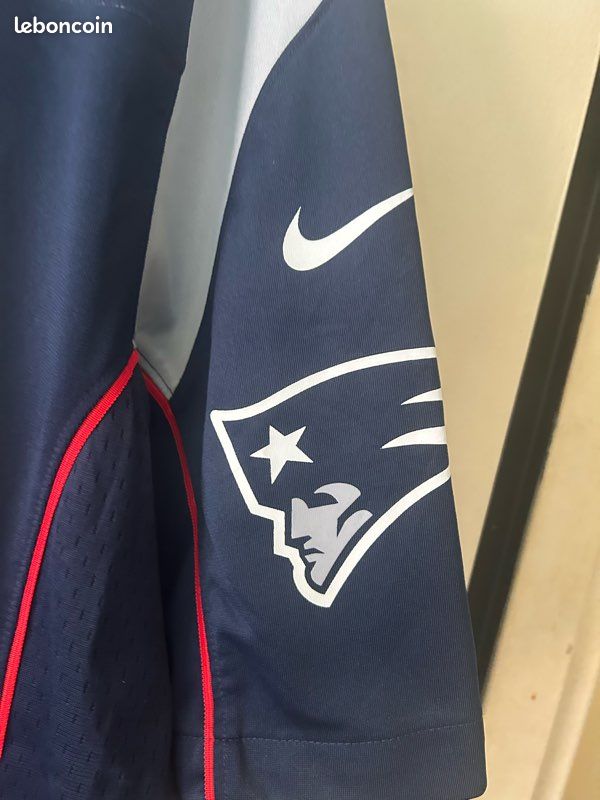 Maillot NFL Danny Amendola #80 New England Patriots Nike On Field Signé Taille L (image 5)