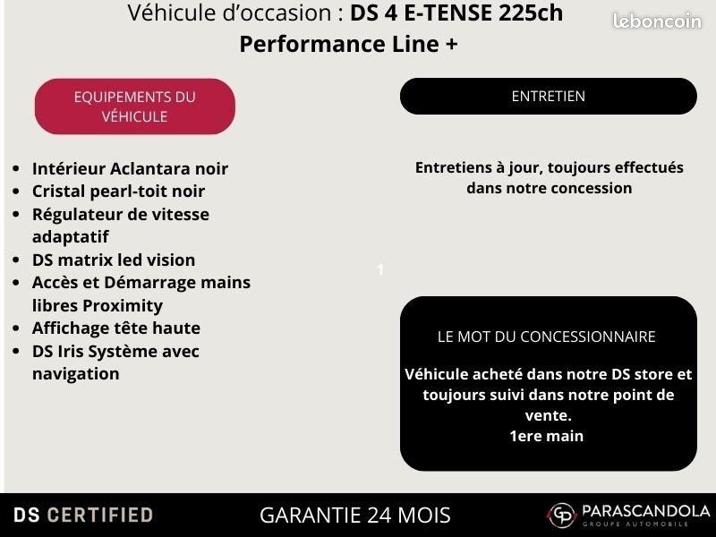 Ds DS 4 E-TENSE 225ch Performance Line + (image 15)