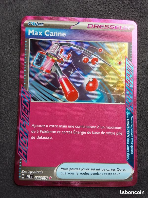 Carte pokémon française max canne 116/131 Évolutions Prismatiques (image 1)