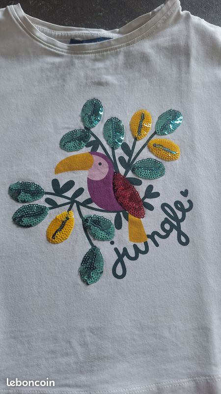 Tee-shirt Okaidi Taille 3 ans (image 2)