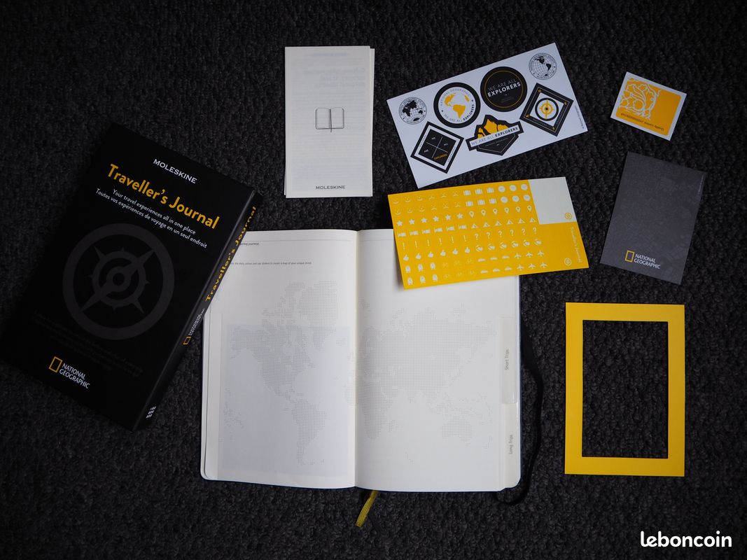 Carnet voyage Moleskine NationalGeografic (neuf) (image 3)