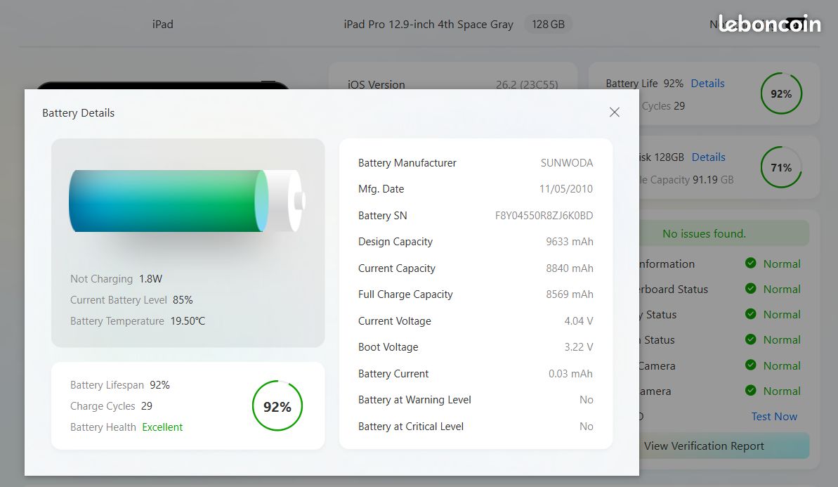 IPad Pro 12.9 4e génération (image 3)