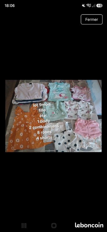 Lot vêtements fille de 6 mois a 24 mois (image 5)