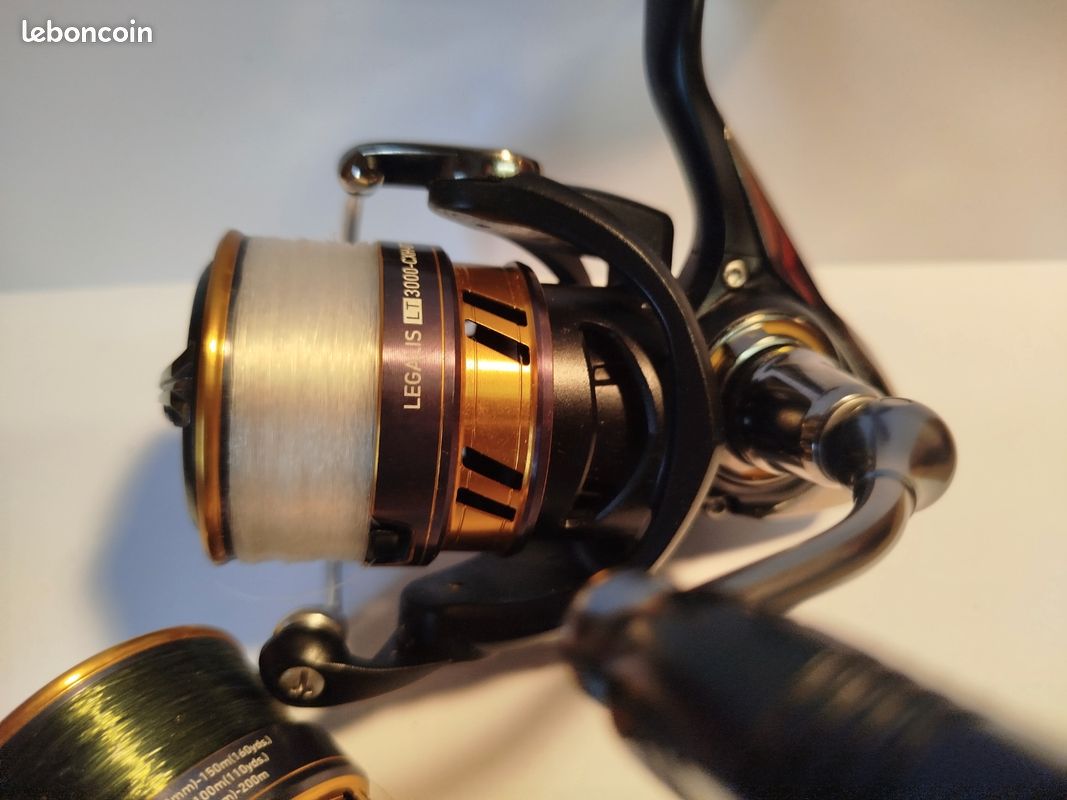 Moulinet Toupie Daiwa Longue Bobine Moulée - Occasion Pour Pièces