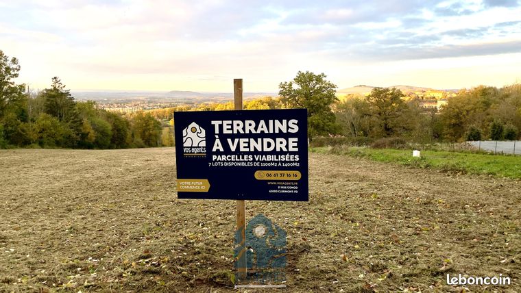 Terrain 1120 m² Montmorin