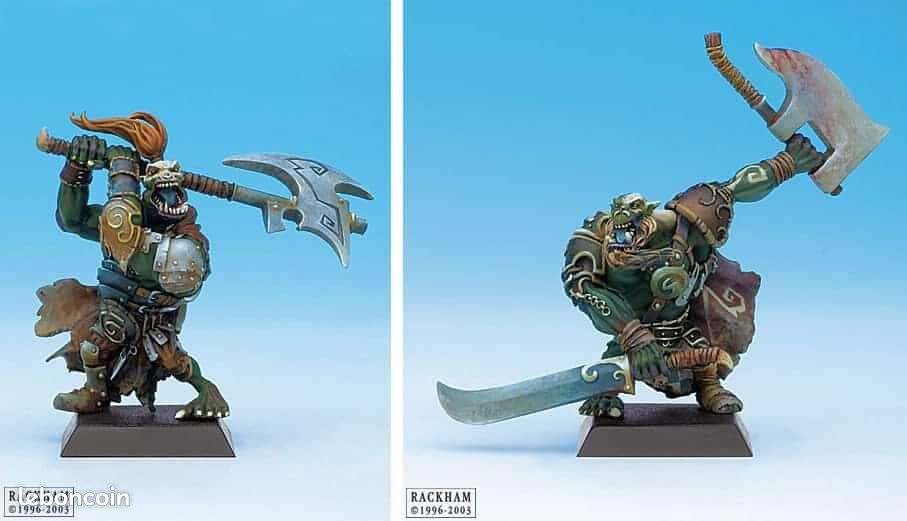 Figurine Confrontation (Rackham) - 2 Tueurs Amok (non peintes