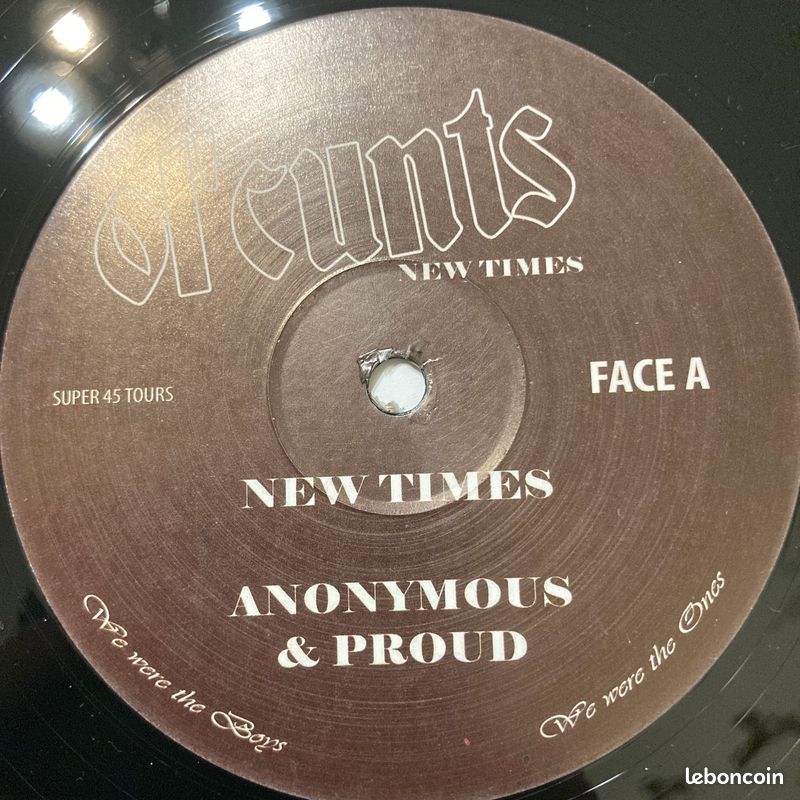 Ol 'Cunts - New Times - Maxi 45t /12" -2011 - Limited édition -Punk Oi (image 3)