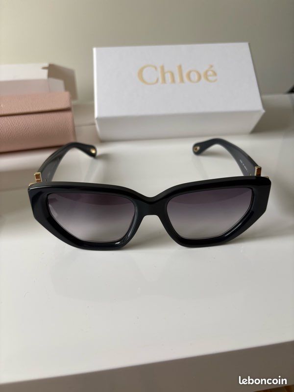 Lunettes de soleil Chloé Marcie cat-eye Blue petrol (image 1)
