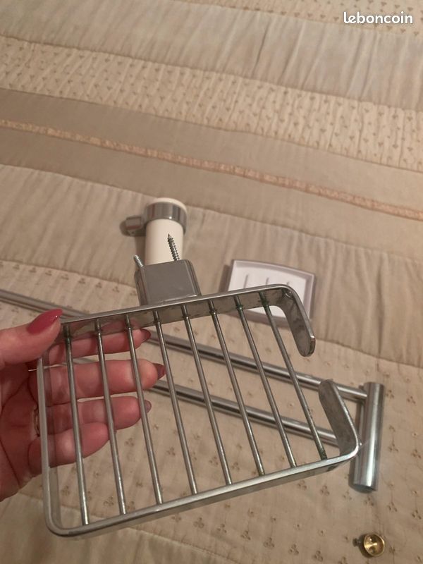 Accessoires salle de bain, chrome brillant (image 3)