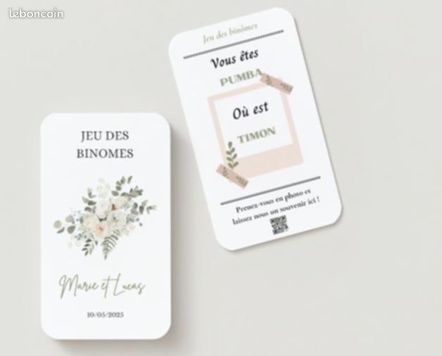 Jeu des binômes (image 2)