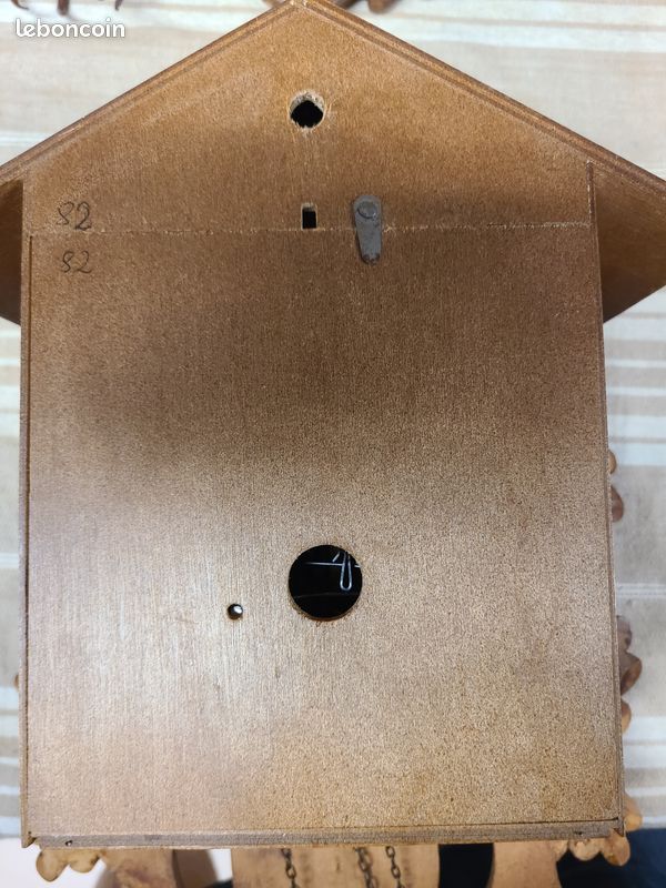 Cadran Bois Pour Pendule Coucou Forêt Noire - ø 14 Cm - Marron - NEUF