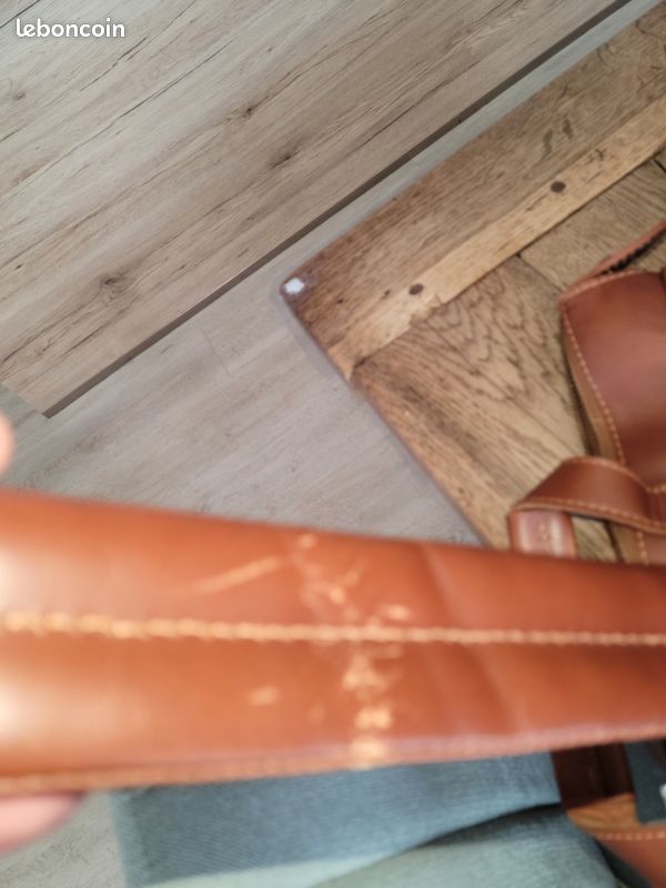 Sac cuir beara beara Murphy caramel (image 3)