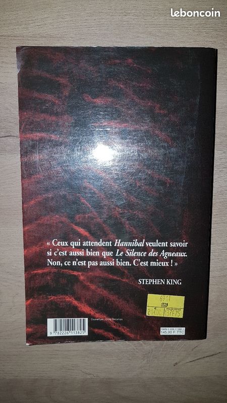 Livre Hannibal de Thomas Harris (image 2)