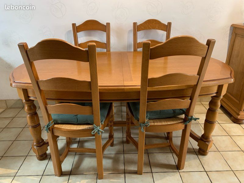 4 chaises en paille (image 1)