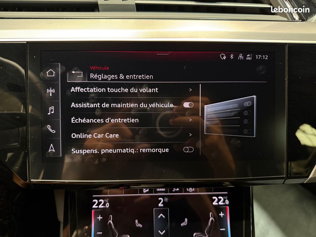 AUDI E-TRON 55 114KWH QUATTRO S LINE SIÈGES ÉLECTRIQUES CHAUFFANTS RÉGULATEUR ADAPTATIF CAMÉRa 360 (image 27)
