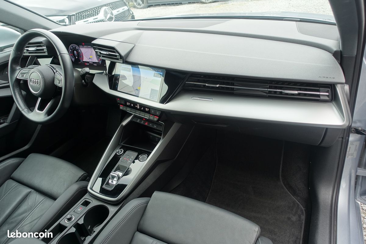 A3 Sportback 30 Tfsi S-Tronic Mhev Virtual cockpit/Cuir Sport Chauffant/Gps Europe/Régulateur/Carplay/1*Main/Garantie 12 mois (image 6)