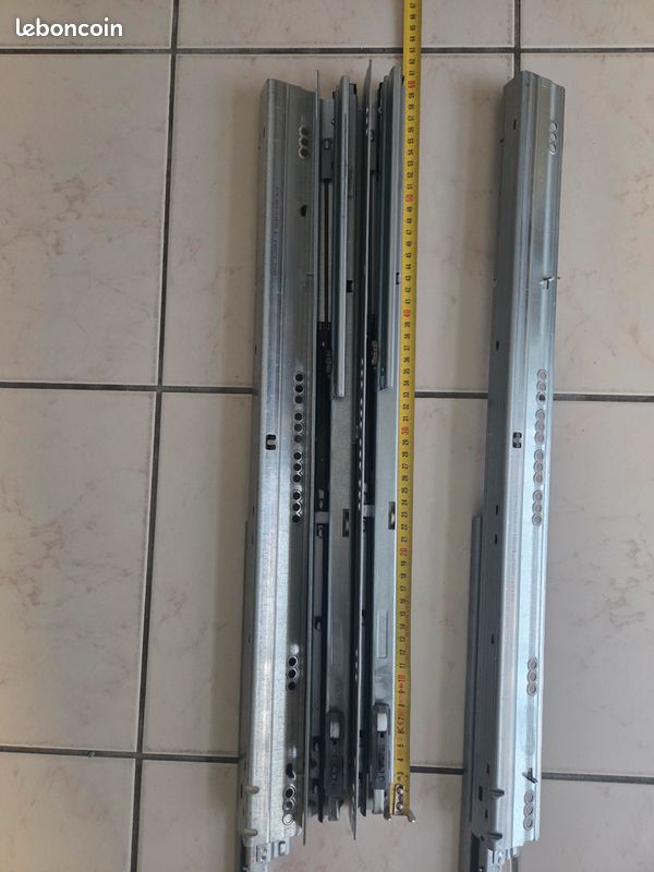 Lot de 4 glissières gauche 65kg (image 3)