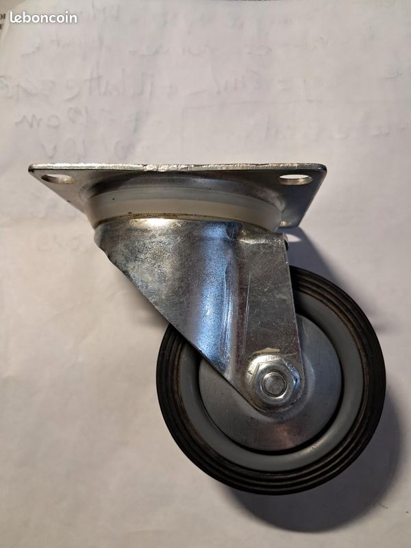 1 Roulette pivotante neuve diamètre 80mm (image 1)